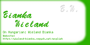 bianka wieland business card